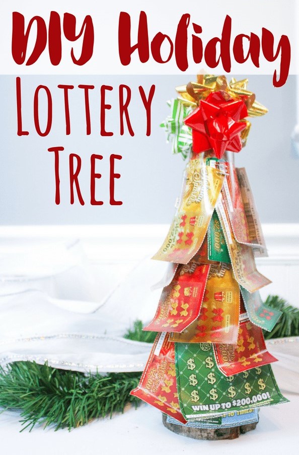 DIY Christmas Lottery Tree